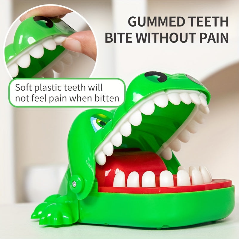 Brinquedo Interativo de Crocodilo para Morder os Dedos - Jogo Divertido de Puxar os Dentes para Crianças a partir de 3 Anos, Presente Perfeito para Festas e Natal