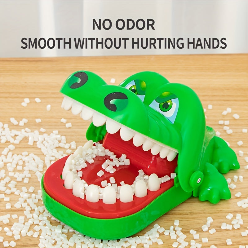 Brinquedo Interativo de Crocodilo para Morder os Dedos - Jogo Divertido de Puxar os Dentes para Crianças a partir de 3 Anos, Presente Perfeito para Festas e Natal