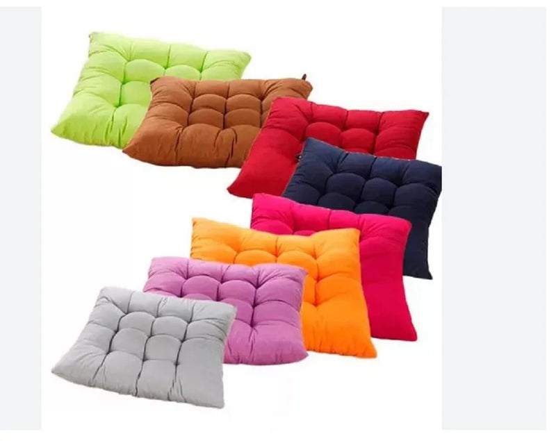 Kit com 4 Almofadas Futon para Cadeira Confortável