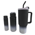 Kit 3 Garrafa e Copo Para Carro 270ml + 700ml + 1200ml