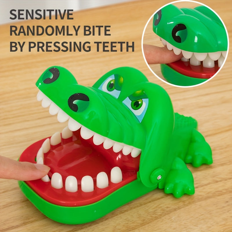 Brinquedo Interativo de Crocodilo para Morder os Dedos - Jogo Divertido de Puxar os Dentes para Crianças a partir de 3 Anos, Presente Perfeito para Festas e Natal