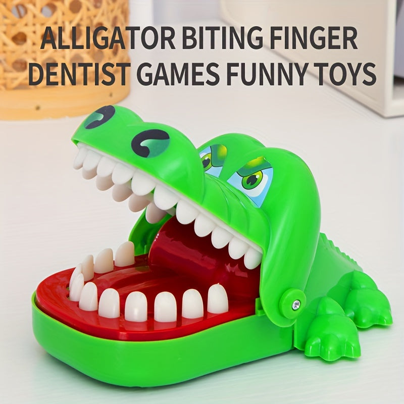 Brinquedo Interativo de Crocodilo para Morder os Dedos - Jogo Divertido de Puxar os Dentes para Crianças a partir de 3 Anos, Presente Perfeito para Festas e Natal